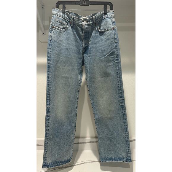 Zara Wide-Leg Jeans Straight‎ Size 6 - Picture 1 of 6